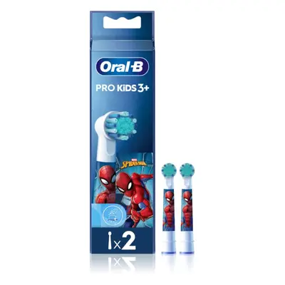 Oral B PRO Kids 3+ náhradní hlavice pro zubní kartáček pro děti Spiderman 2 ks