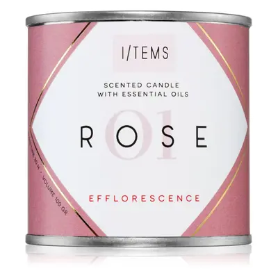 I/TEMS Essential 01 / Rose vonná svíčka 100 g