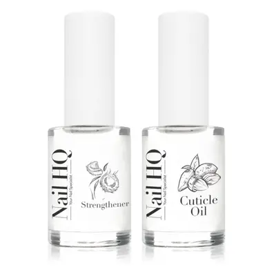 Nail HQ Strengthener & Cuticle Oil Duo sada na nehty a nehtovou kůžičku