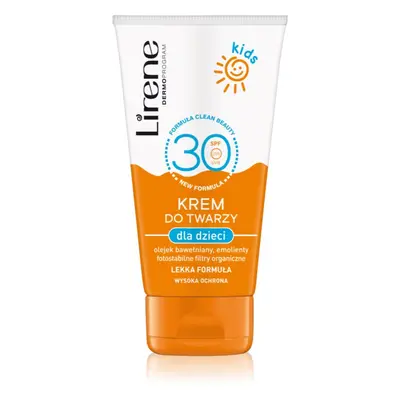 Lirene Sun care opalovací krém na obličej pro děti SPF 30 50 ml