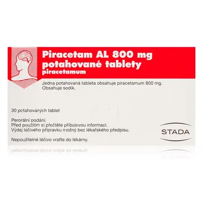 STADA Piracetam AL 800 mg potahované tablety pro podporu paměti a koncentrace 30 tbl