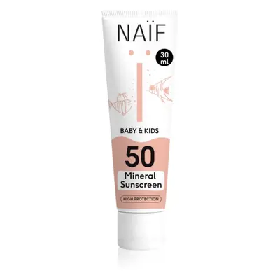 Naif Baby & Kids Mineral Sunscreen SPF 50 ochranný krém na opalování pro miminka a děti SPF 50 3