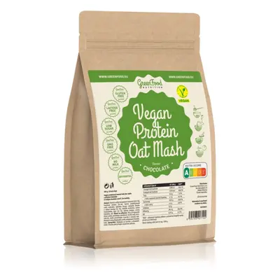 GreenFood Nutrition Vegan Protein Oat Mash ovesná kaše s proteinem příchuť Chocolate 500 g