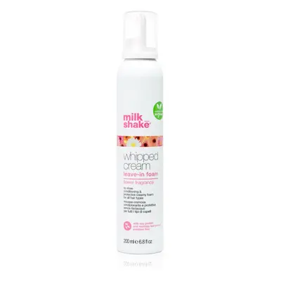 Milk Shake Whipped Cream bezoplachová hydratační péče pro barvené vlasy Flower Fragrance 200 ml