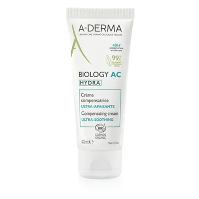 A-Derma Biology hydratační a zklidňující krém s 48hodinovým účinkem 40 ml