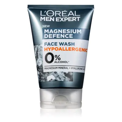 L’Oréal Paris Men Expert Magnesium Defence mycí gel na obličej pro muže 100 ml