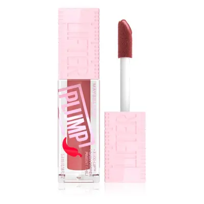 MAYBELLINE NEW YORK Lifter Plump lesk na rty se zvětšujícím efektem odstín 005 Peach Fever 5.4 m