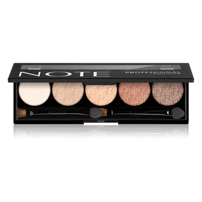 Note Cosmetique Professional Eye Shadow paletka očních stínů #104 10 g