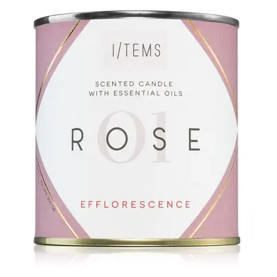 I/TEMS Essential 01 / Rose vonná svíčka 200 g