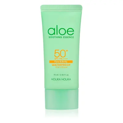 Holika Holika Aloe Soothing Essence voděodolný krém na opalování SPF 50+ 70 ml