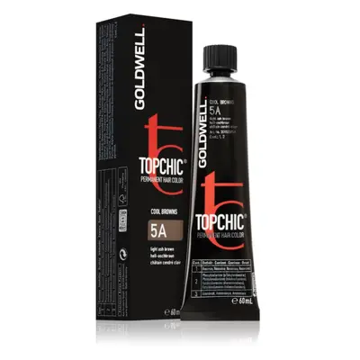 Goldwell Topchic Permanent Hair Color barva na vlasy odstín 5A 60 ml