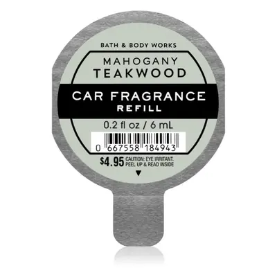 Bath & Body Works Mahogany Teakwood vůně do auta náhradní náplň 6 ml