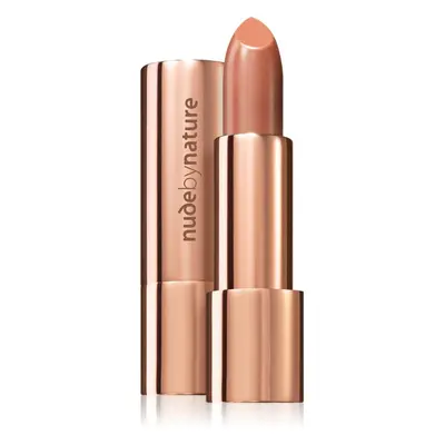 Nude by Nature Moisture Shine lesklá rtěnka s hydratačním účinkem odstín Bare Pink 4 g