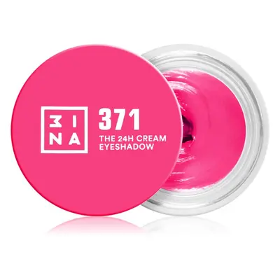 3INA The 24H Cream Eyeshadow krémové oční stíny odstín 371 - Electric Pink 3 ml