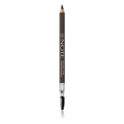 Note Cosmetique Natural Look tužka na obočí s kartáčkem 05 Grey Brown 1,08 g