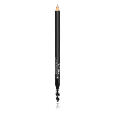 Gosh Eyebrow tužka na obočí s kartáčkem odstín 03 Grey Brown 1.2 g