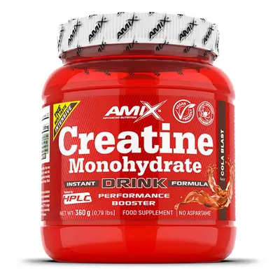 Amix Creatine Monohydrate Drink podpora sportovního výkonu příchuť Cola 360 g