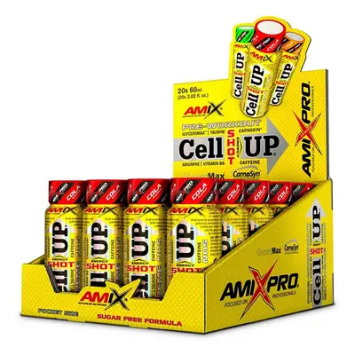 Amix AmixPro CellUP Energy Shot podpora sportovního výkonu příchuť Cola 20x60 ml