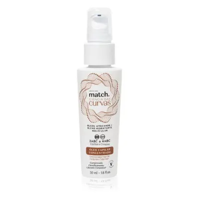 Match. Science of Curves vlasový olej pro vlnité a kudrnaté vlasy 50 ml