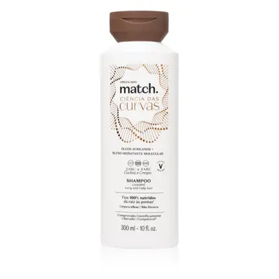 Match. Science of Curves hydratační šampon pro vlnité a kudrnaté vlasy 300 ml