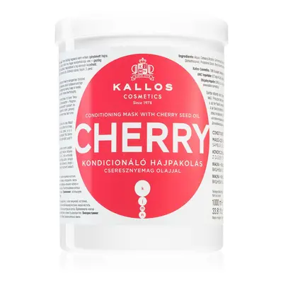 Kallos KJMN Professional Cherry hydratační maska pro poškozené vlasy 1000 ml