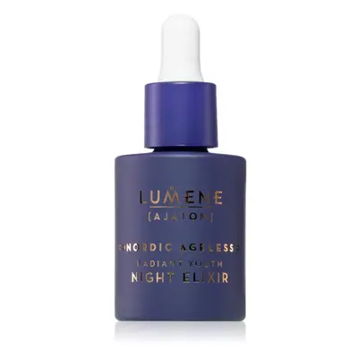 Lumene AJATON Nordic Ageless vyživující noční sérum proti vráskám 30 ml