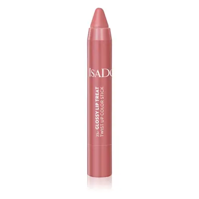 IsaDora Glossy Lip Treat Twist Up Color hydratační rtěnka odstín 03 Beige Rose 3,3 g