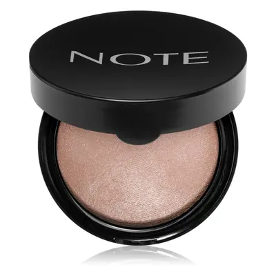 Note Cosmetique Baked Highlighter zapečený rozjasňovač odstín 02 Sun Kiss 10 g