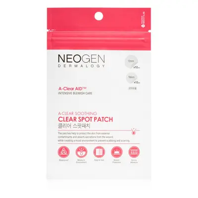 Neogen Dermalogy A-Clear Soothing Spot Patch čisticí náplast na aknózní pleť 24 ks