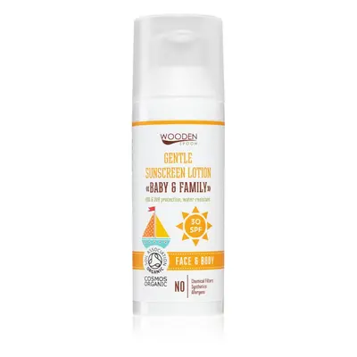 WoodenSpoon Baby & Family ochranné opalovací mléko SPF 30 50 ml