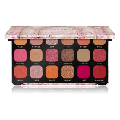 Makeup Revolution Forever Flawless paleta očních stínů odstín Regal Romance 18 x 1.1 g