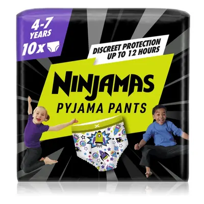 Pampers Ninjamas Pyjama Pants pyžamové plenkové kalhotky 17-30 kg Spaceships 10 ks