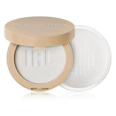 Makeup Revolution IRL Filter matující pudr 2 v 1 odstín Translucent 13 g