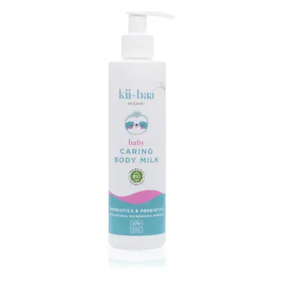 kii-baa® organic Baby Caring Body Milk pečující tělové mléko s probiotiky a prebiotiky pro děti 