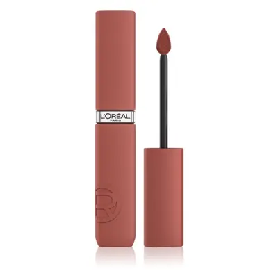 L’Oréal Paris Infaillible Matte Resistance matná hydratační rtěnka odstín 635 Worth It Medium 5 