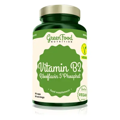 GreenFood Nutrition Vitamin B2 Riboflavin 5'Phosphat kapsle s vitamíny 90 cps