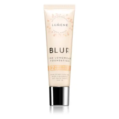 Lumene Blur 16h Longwear dlouhotrvající make-up SPF 15 odstín 2 Soft Honey 30 ml