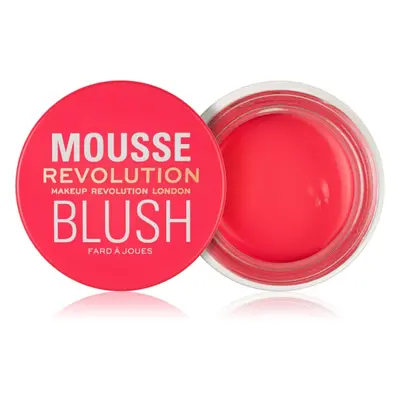 Makeup Revolution Mousse tvářenka odstín Grapefruit Coral 6 g