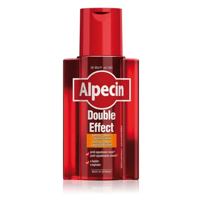 Alpecin Double Effect kofeinový šampon pro muže proti lupům a vypadávání vlasů 200 ml