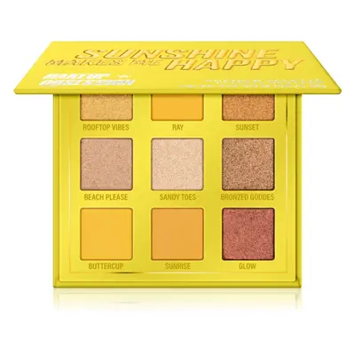 Makeup Obsession Mini Palette paletka očních stínů odstín Sunshine Makes Me Happy 0,38 g