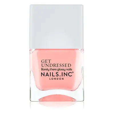 Nails Inc. Get Undressed pečující lak na nehty odstín Always Undressed 14 ml