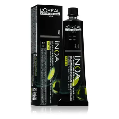 L’Oréal Professionnel Inoa permanentní barva na vlasy bez amoniaku odstín 8.0 60 ml