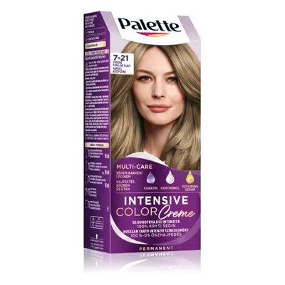 Schwarzkopf Palette Intensive Color Creme permanentní barva na vlasy odstín Medium Ash Blonde 7-