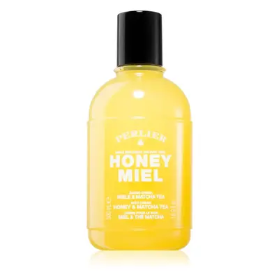 Perlier Honey Miel Honey & Matcha Tea sprchový a koupelový krém 500 ml