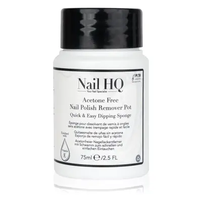 Nail HQ Acetone Free odlakovač na nehty bez acetonu 75 ml