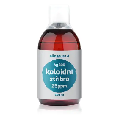 Allnature Koloidní stříbro Ag200 25 ppm čisticí tonikum 500 ml