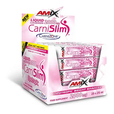 Amix CarniSlim Lipotropic spalovač tuků příchuť Fresh Lime 20x25 ml