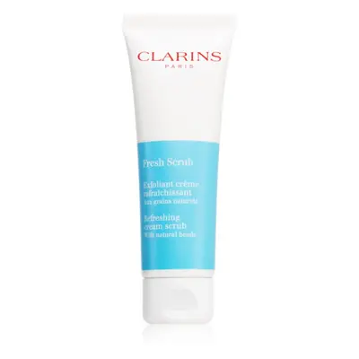 Clarins Cleansing Fresh Scrub krémový peeling pro rozjasnění a hydrataci 50 ml