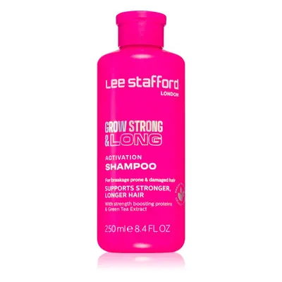 Lee Stafford Grow Strong & Long vlasový šampon pro růst vlasů a posílení od kořínků 250 ml