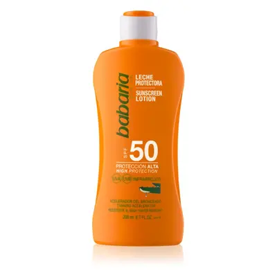 Babaria Sun Protective voděodolné mléko na opalování SPF 50 200 ml